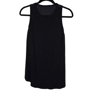 She Bird The Freedom Tank Women's 4/M Black Racerback Built In Bra Athletic